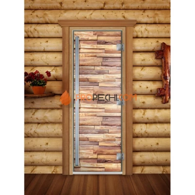 Дверь для бани DoorWood Престиж Фотопечать А053, 2000x800 мм
