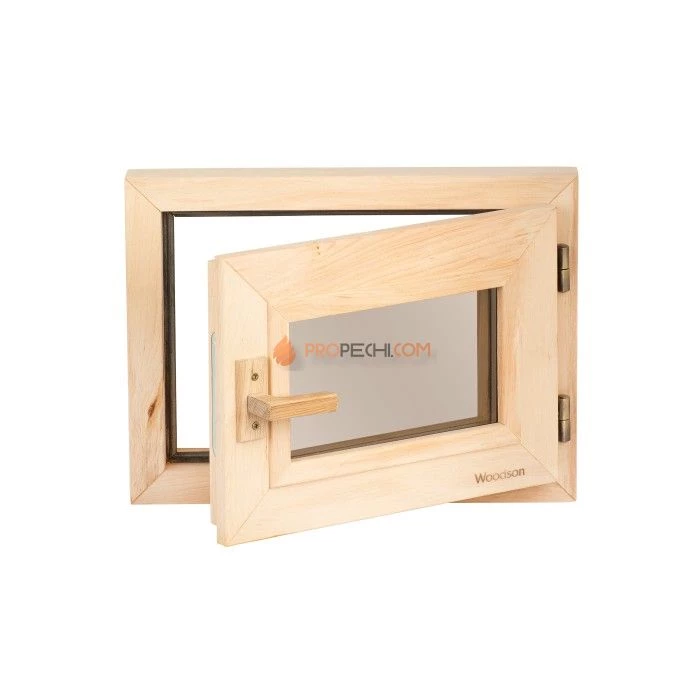 Окно Woodson 30x40, стекло бронза, ольха