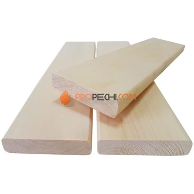 Полок Липа Сорт Экстра 1,8м/5 шт в уп. (27x130мм)