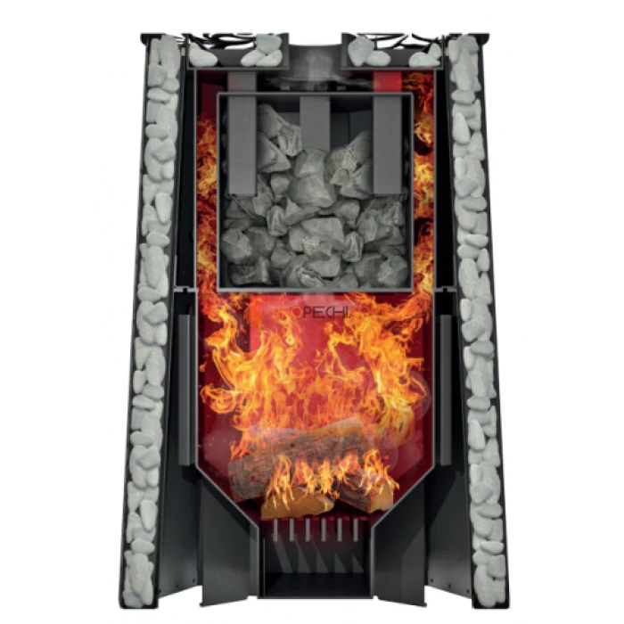 Дровяная банная печь Grill’D Violet Short Pro