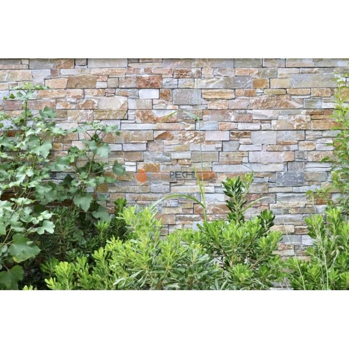 Панель из грубого камня Кварцит Бежевый (550х200мм) упак. (4шт/0,44м2)