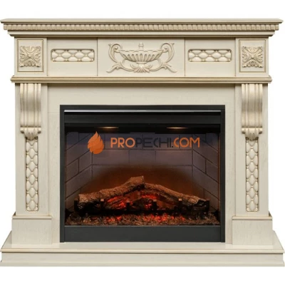 Каминокомплект Dimplex Corsica - Слоновая кость с патиной с очагом Symphony 26 inch DF2608-INT