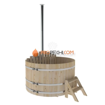 Фурако BentWood из кедра D=1.8 с внутренней печкой стандарт