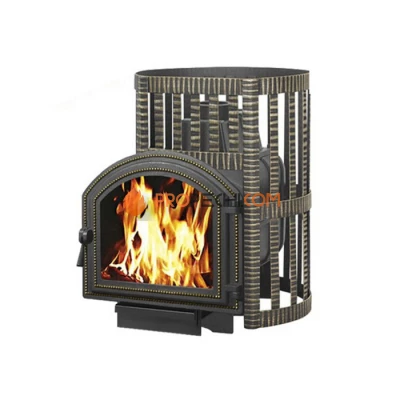 Чугунная печь для бани Везувий Легенда Ковка 28 (217)