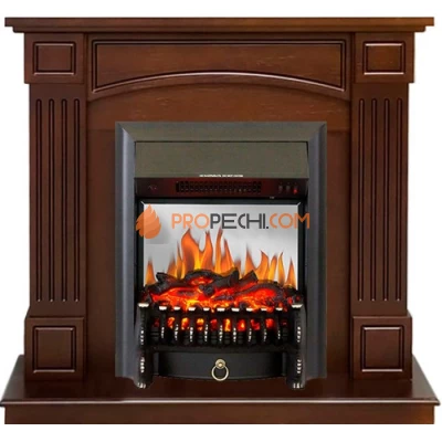 Каминокомплект Royal Flame Boston - Темный дуб (Высота 925см) с очагом Fobos FX M Black