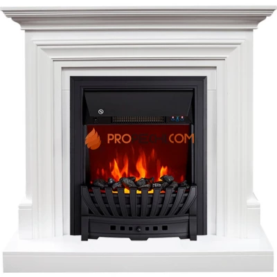 Каминокомплект Royal Flame Bradford - Белый с очагом Aspen Black