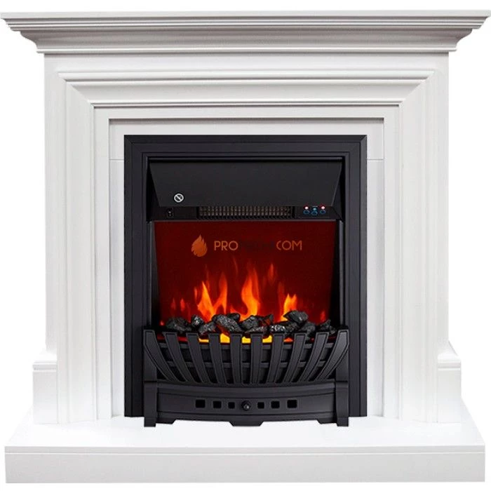 Каминокомплект Royal Flame Bradford - Белый с очагом Aspen Black