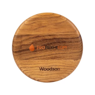 Клапан вентиляционный Woodson ф125, дуб