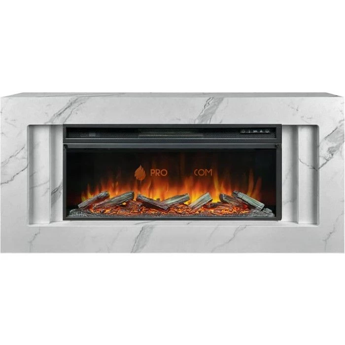 Каминокомплект Royal Flame Line 42 SFT White Marble (Разборный) - Белый мрамор с очагом Vision 42 LOG LED