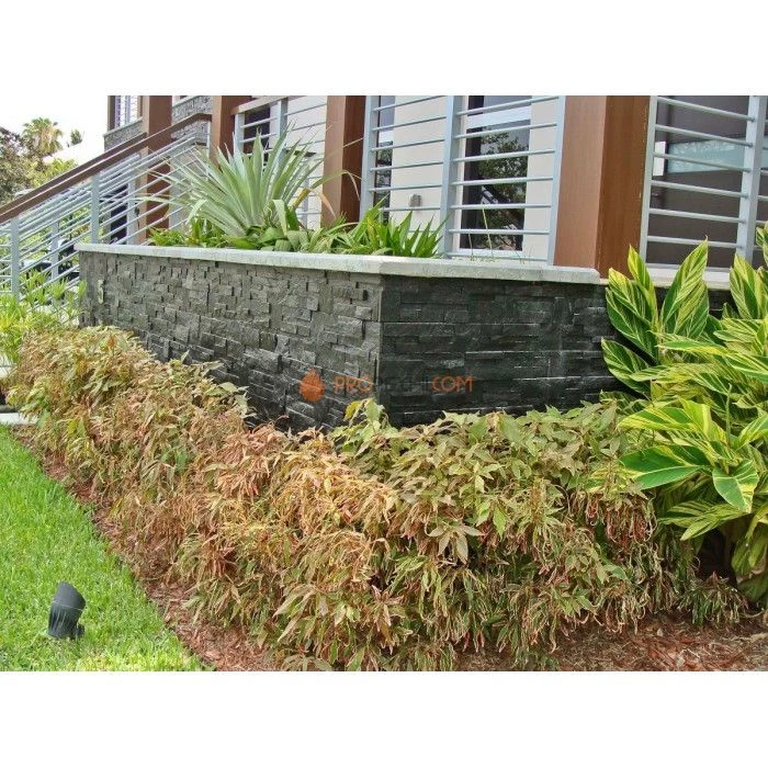 Панель Модерн Кварцит Чёрный (350х180мм) упак. (6шт/0,378м2)