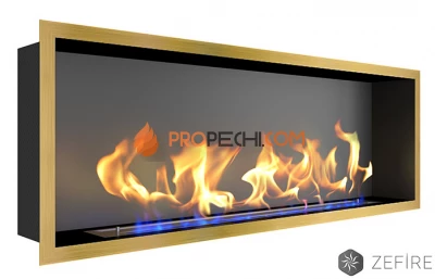 Биокамин Zefire Flagman 1300 латунный