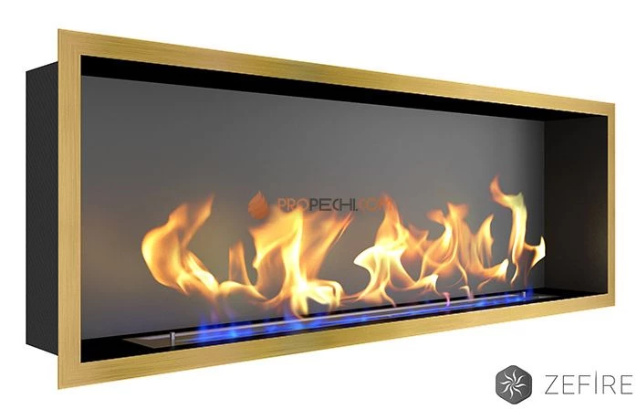 Биокамин Zefire Flagman 1300 латунный