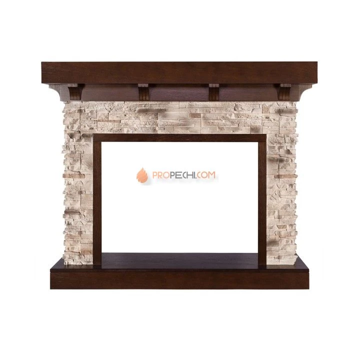 Каминокомплект Royal Flame Chalet - Темный дуб с очагом Vision 28 EF LED FX