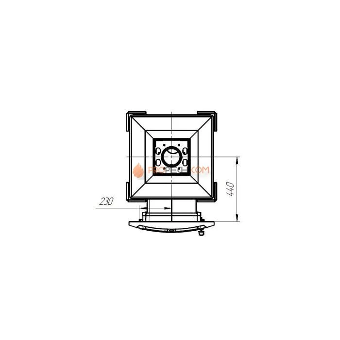 Чугунная печь для бани Атмосфера XL в облицовке Империя Талькохлорит