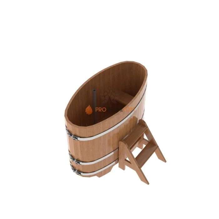 Купель BentWood овальная из натурального дуба 0,69х1,31
