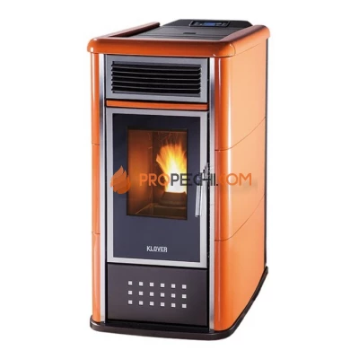 Отопительная печь Klover BELVEDERE 28 (охра)