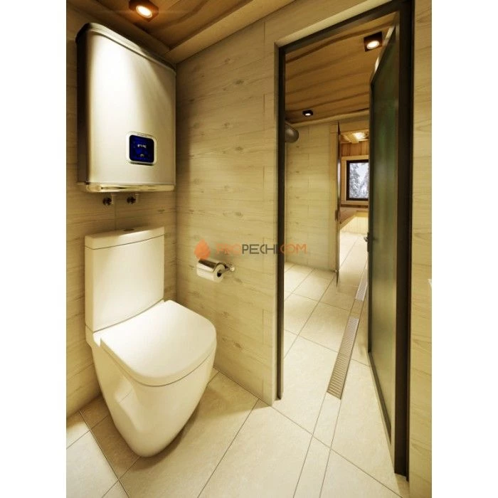 Каркасная двухмодульная баня Woodson 6х5 (утепление 100)