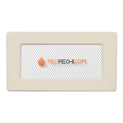 Вент.решетка 110х240 мм. кремовый