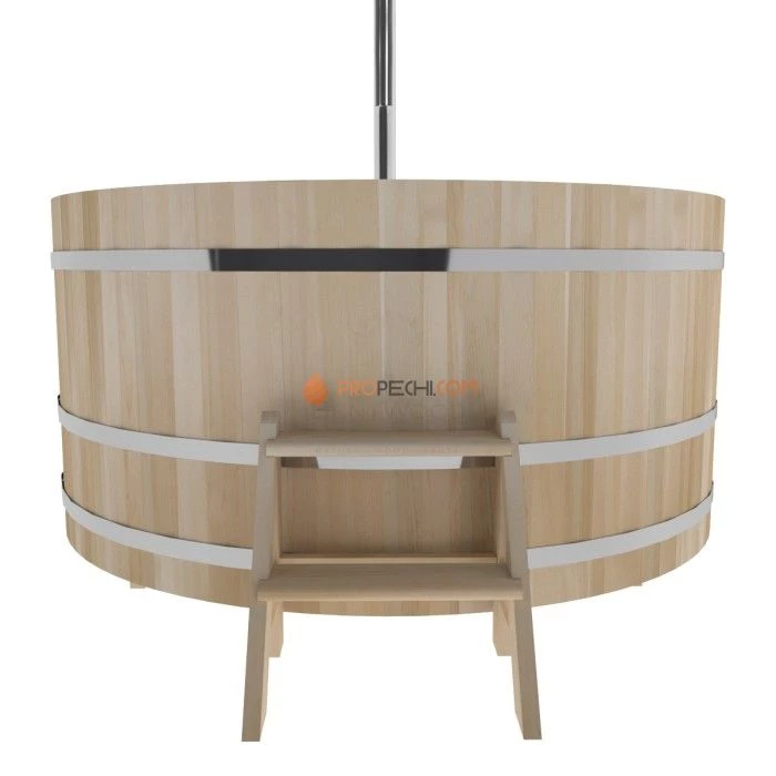 Фурако BentWood из кедра D=2.1 с наружной печкой премиум