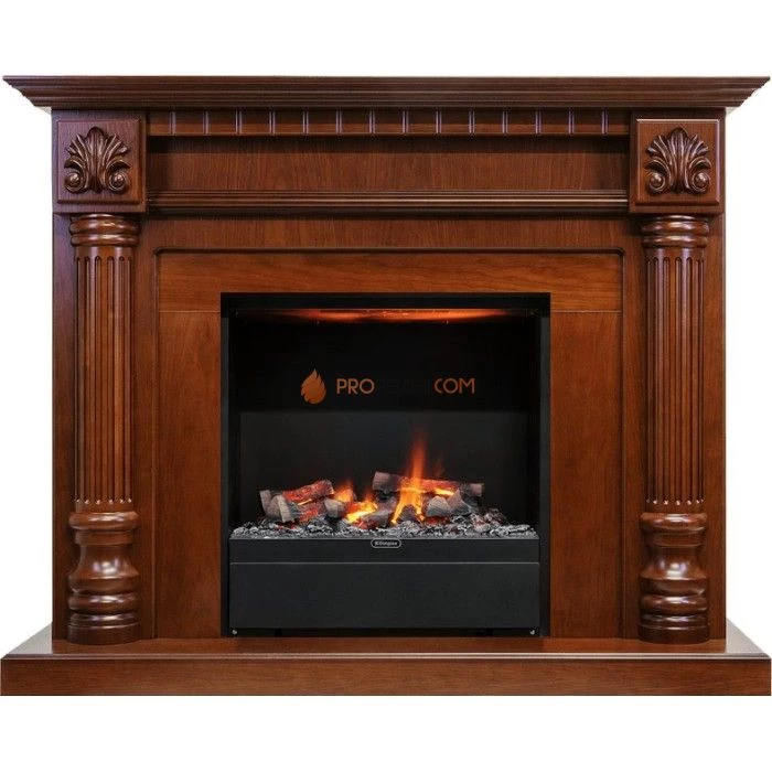 Каминокомплект Dimplex Edinburg - Орех с очагом Albany