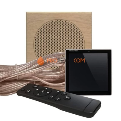 Комплект акустической системы встраиваемый SW-Sensor-1 Black (одна колонка Wood, квадрат)