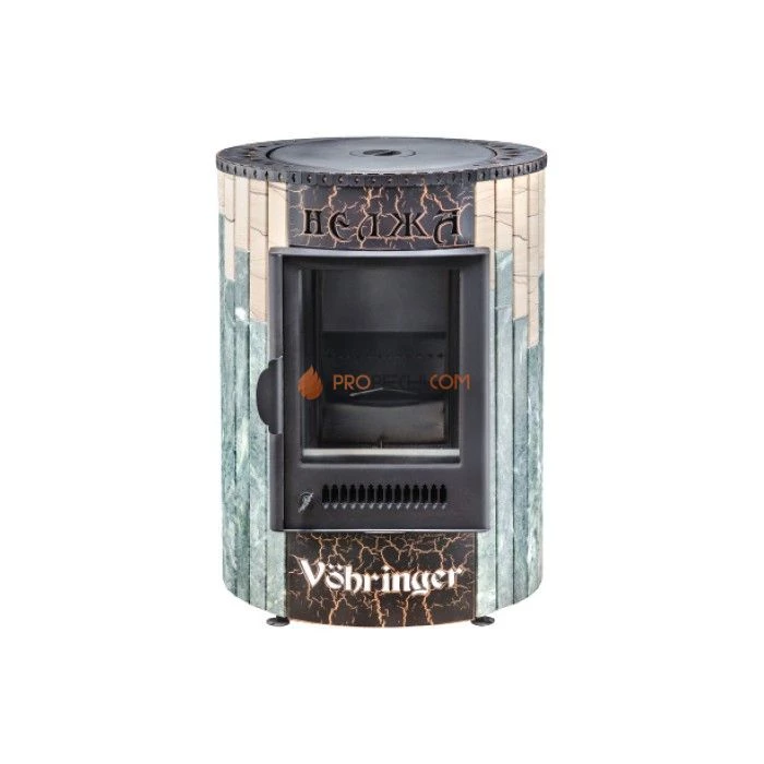 Отопительно-варочная печь Ферингер Нелжа - Змеевик + Окаменевшее дерево