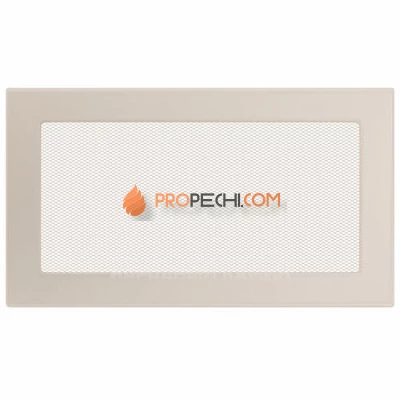 Вентиляционная решетка Kratki 17х30 кремовая