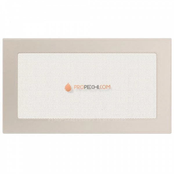 Вентиляционная решетка Kratki 17х30 кремовая