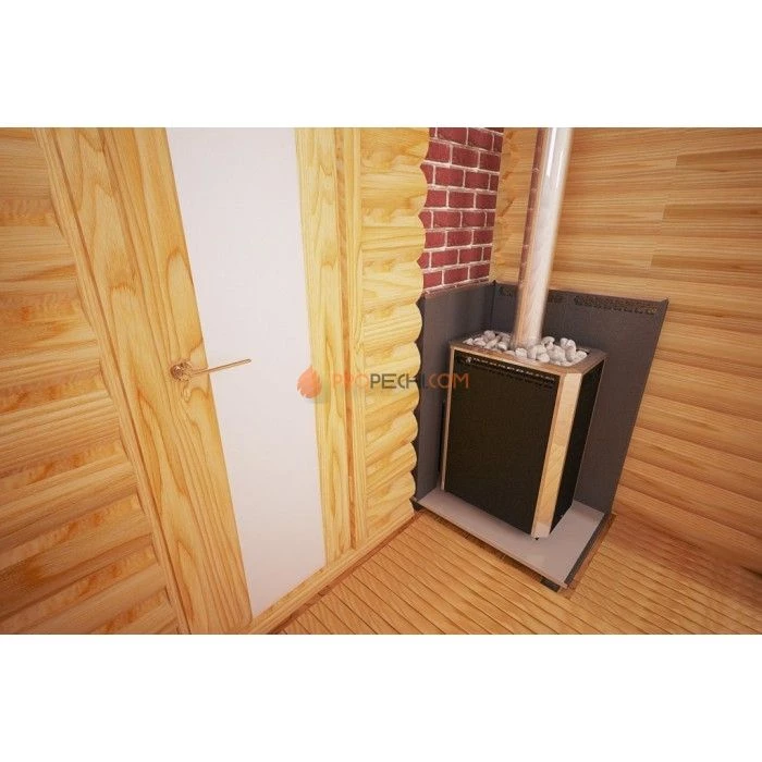 Дровяная печь для бани Теплодар Сахара-16 ЛК ПРОФИ (2.0)