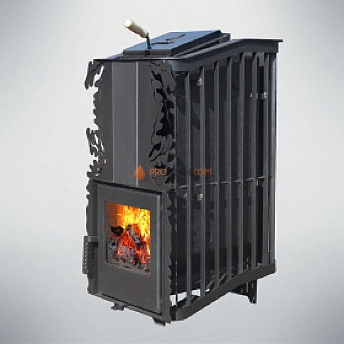Дровяная печь для бани Варвара Терма Каменка Мини укороченная