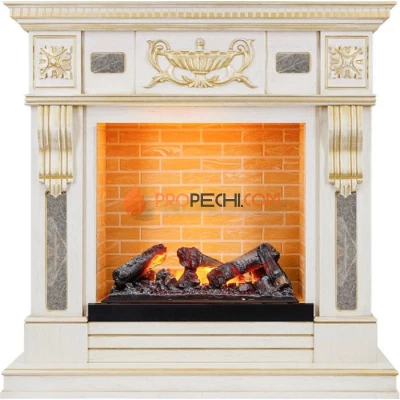 Каминокомплект Dimplex Corsica - Белый шоколад с очагом Cassette 600 NH