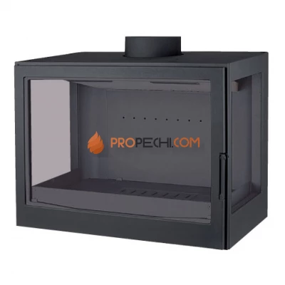 Каминная топка Liseo Castiron LCI 007 GFLR Flat top два боковых стекла