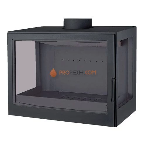 Каминная топка Liseo Castiron LCI 007 GFLR Flat top два боковых стекла