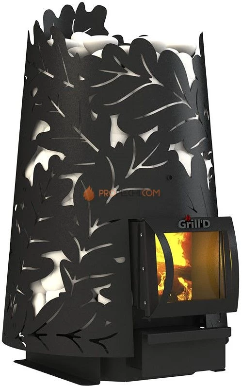 Банная печь Dubravo 180 Short (дверца со стеклом)