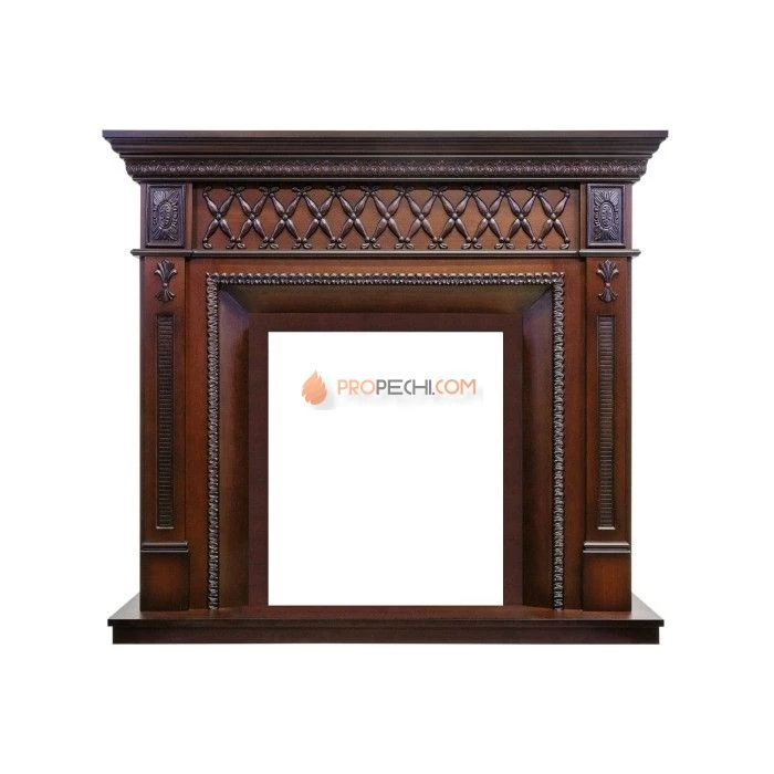 Каминокомплект Royal Flame Alexandria - махагон коричневый антик с очагом Aspen Gold