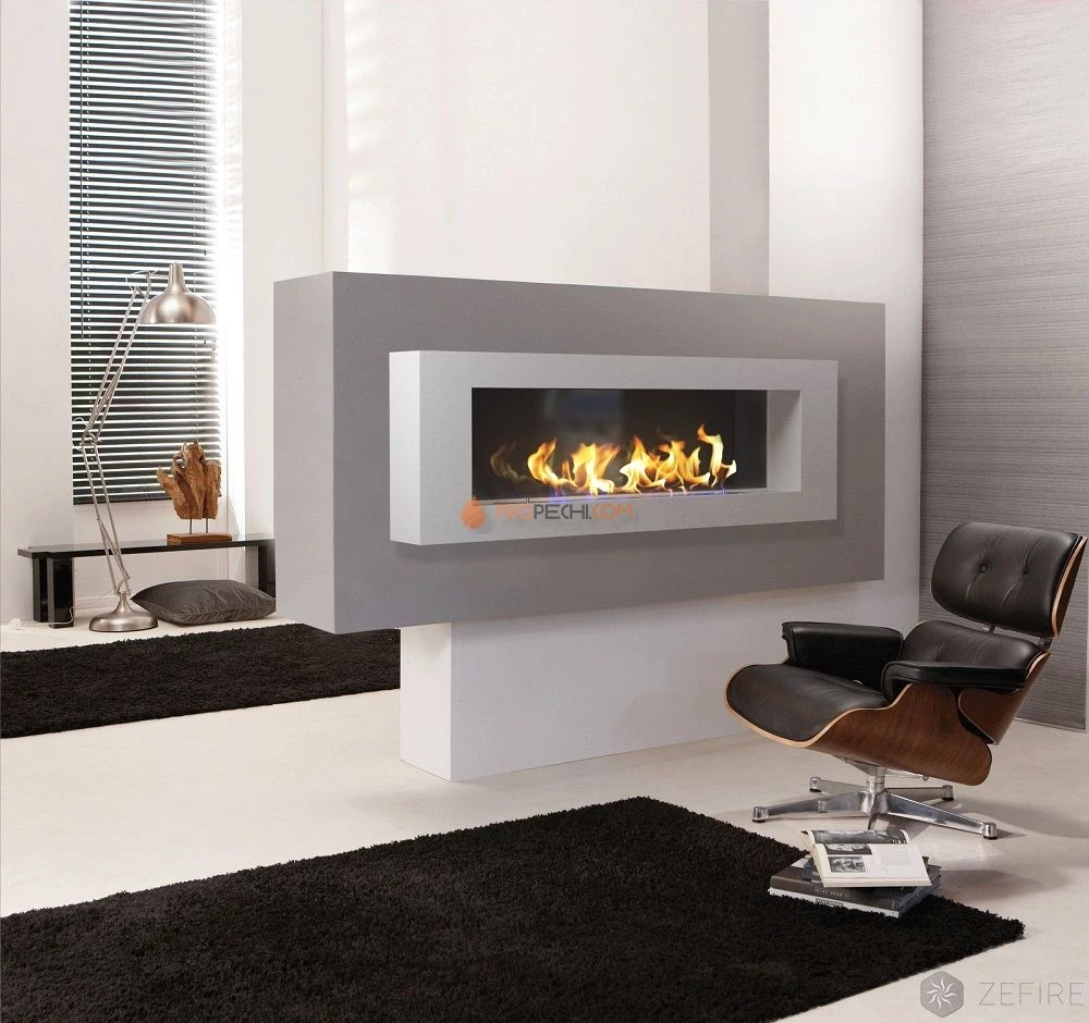 Биокамин Zefire Orion 1200 белый со стемалитом