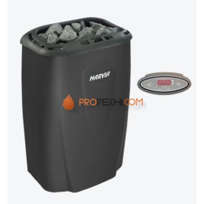 Электрическая печь Harvia Moderna V60E-1 Black (с выносным пультом в комплекте)