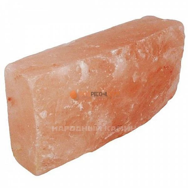Гималайская соль  Кирпич натуральный 20х10х5 см. с пропилом
