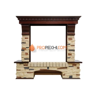 Портал Dimplex Pierre Luxe - Темный дуб / Сланец (Высота 1040мм)