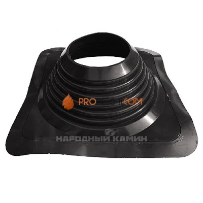 Везувий Проходка кровли Классик № 8 чёрная прямая