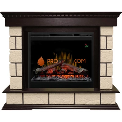 Каминокомплект Dimplex Shateau Темный дуб / Шампань с очагом Symphony 26 inch DF2624L-INT