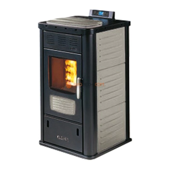 Отопительная печь Klover DIVA (серебро)