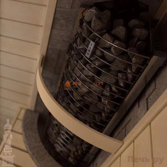 Электрическая печь SAWO TOWER TH5-80Ni2-CNR-P 8 кВт (встроенный блок мощности, пульт покупается отдельно)