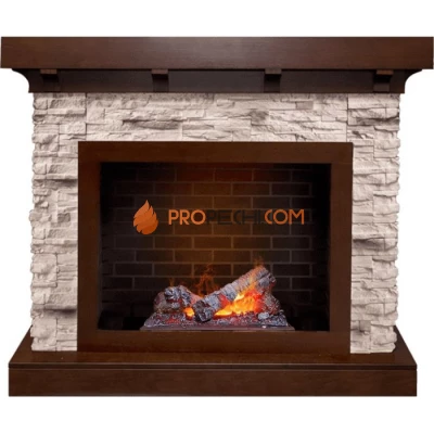 Каминокомплект Dimplex Chalet - Темный дуб/Сланец с очагом Cassette 400 NH