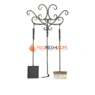 Каминный набор Везувий Кованный N170B