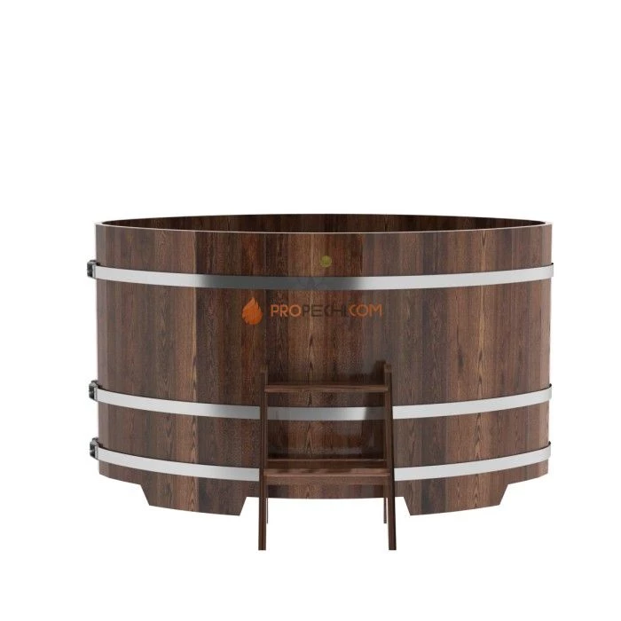 Купель BentWood овальная из мореной лиственницы 1,02х1,68