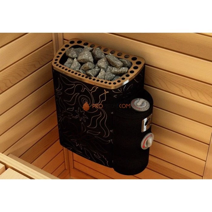 Электрическая печь SAWO Dragonfire Minidragon MN-36NB-DRF-BL-P 3.6 кВт (со встроенным пультом)