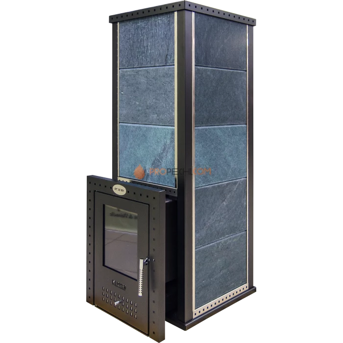 Газовая печь для бани Klover 35-RV 310S ( Серпентинит )