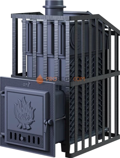 Банная печь Гефест ЗК 45 Ураган