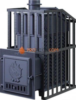 Чугунная банная печь Гефест ЗК Ураган 30